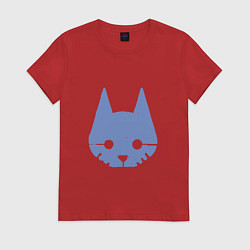 Футболка хлопковая женская Stray Blue, цвет: красный