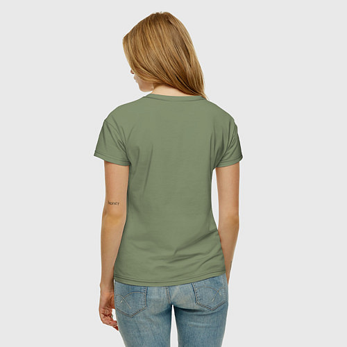 Женская футболка Терапевт табличка / Авокадо – фото 4