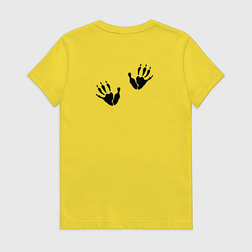 Женская футболка Удивлённый опоссум / Желтый – фото 2