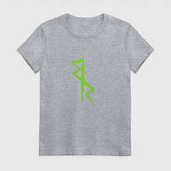 Футболка хлопковая женская Cyberpunk - Команда Дэвида, цвет: меланж