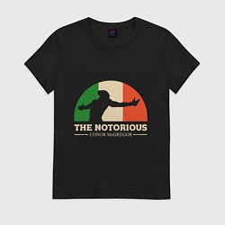Футболка хлопковая женская The Notorious, цвет: черный
