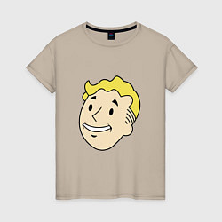 Женская футболка Vault boy head