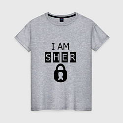 Женская футболка I am Sher locked