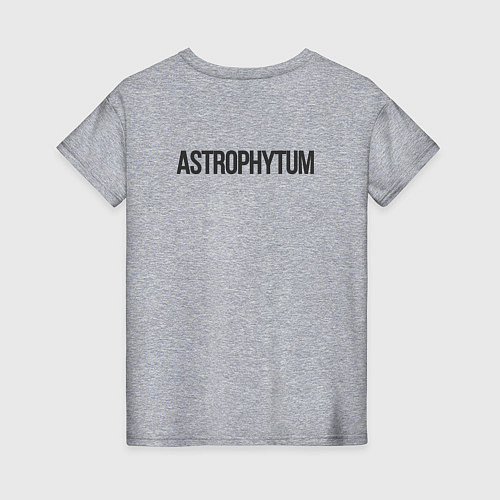 Женская футболка Astro-logo / Меланж – фото 2