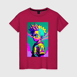 Женская футболка Bart Simpson - pop art