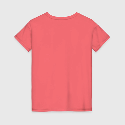 Женская футболка Большая рыба карп / Коралловый – фото 2