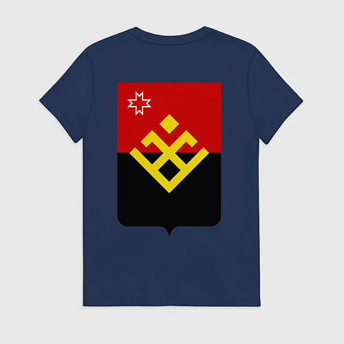 Женская футболка Малая Пурга / Тёмно-синий – фото 2