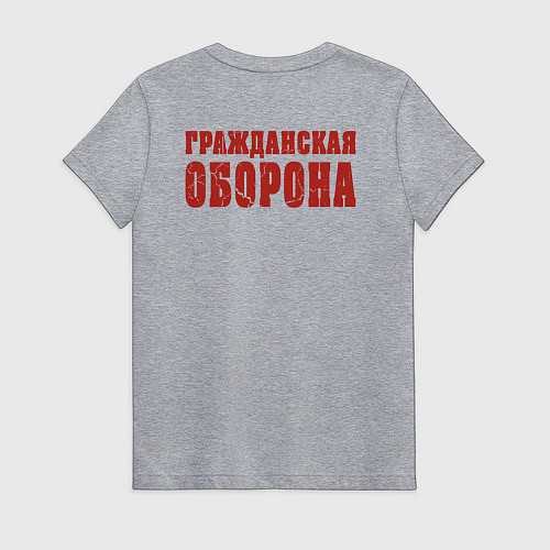 Женская футболка Летов - всё идёт по плану / Меланж – фото 2