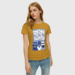Футболка хлопковая женская Cypress hill - blunted, цвет: горчичный — фото 2