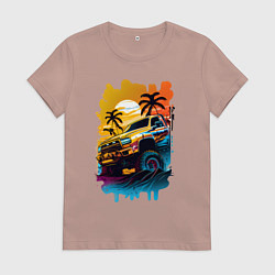 Женская футболка Монстр трак