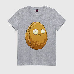 Футболка хлопковая женская Стенорех, цвет: меланж