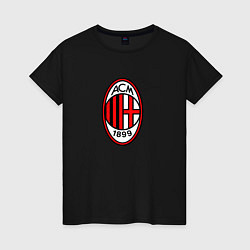 Женская футболка Футбольный клуб Milan
