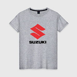 Футболка хлопковая женская Suzuki sport auto, цвет: меланж