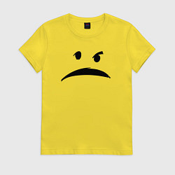 Футболка хлопковая женская Привидение с мотором, цвет: желтый