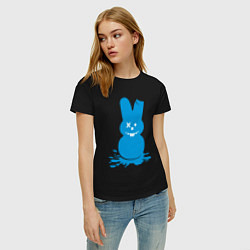 Футболка хлопковая женская Blue bunny, цвет: черный — фото 2