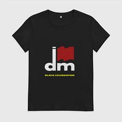 Футболка хлопковая женская Depeche Mode - Black celebration tonight, цвет: черный