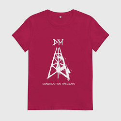 Футболка хлопковая женская Depeche Mode - cta album, цвет: маджента