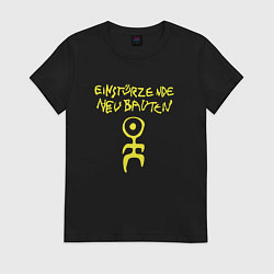 Футболка хлопковая женская Einstrzende Neubauten - New album, цвет: черный