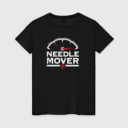 Футболка хлопковая женская Роман Рейнс - Needle Mover, цвет: черный