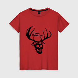 Женская футболка True Detective: Deer Skull