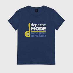 Футболка хлопковая женская Deepche Mode - Some great reward, цвет: тёмно-синий