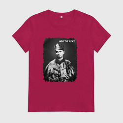 Футболка хлопковая женская Depeche Mode - Dave enjoy the silence, цвет: маджента