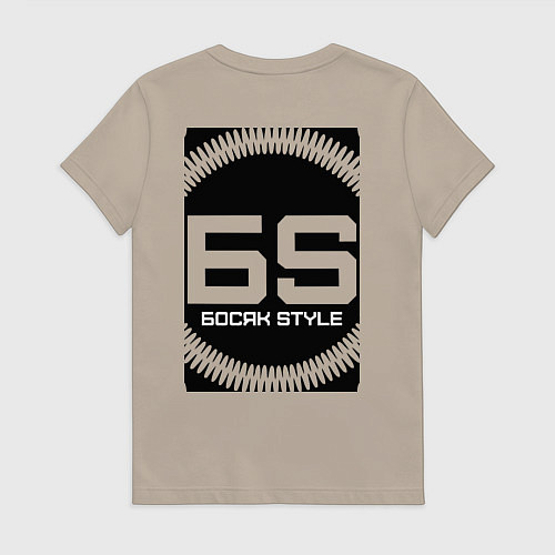 Женская футболка Босяк style / Миндальный – фото 2