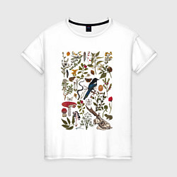 Футболка хлопковая женская Сорокино сокровище, цвет: белый