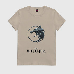 Футболка хлопковая женская The witcher ciri, цвет: миндальный
