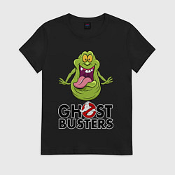 Футболка хлопковая женская Ghostbusters - slimmer, цвет: черный