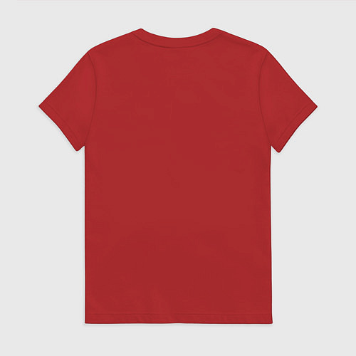 Женская футболка Переделываю переделанное ремонт машин / Красный – фото 2