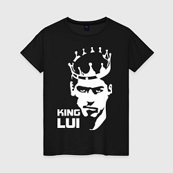 Футболка хлопковая женская King Lui Suarez, цвет: черный