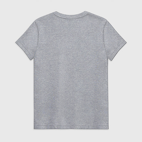 Женская футболка Учитель с символами / Меланж – фото 2