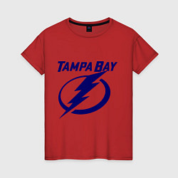 Футболка хлопковая женская HC Tampa Bay, цвет: красный