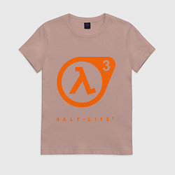 Футболка хлопковая женская Half-Life 3, цвет: пыльно-розовый
