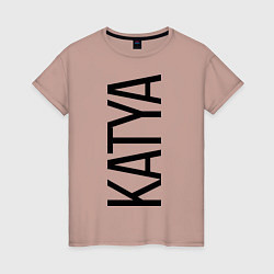 Женская футболка Катя