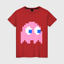 Женская футболка Pac-Man: Pinky