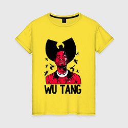 Футболка хлопковая женская Wu-Tang Insects, цвет: желтый