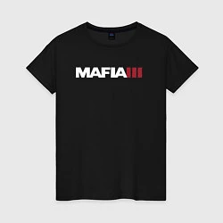 Футболка хлопковая женская Mafia III, цвет: черный