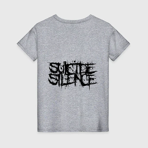 Женская футболка Suicide Silence: Venom / Меланж – фото 2