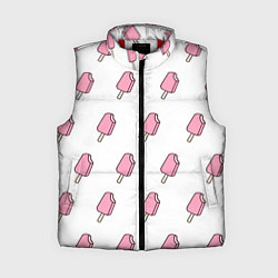 Женский жилет Мороженое розовое