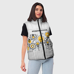 Женский жилет Программирование 1, цвет: 3D-красный — фото 2
