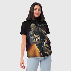 Женский жилет Kobe Bryant, цвет: 3D-черный — фото 2