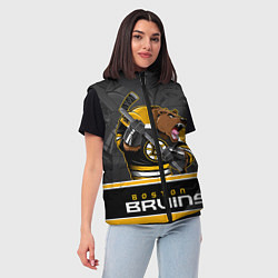 Женский жилет Boston Bruins, цвет: 3D-красный — фото 2