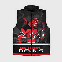 Женский жилет New Jersey Devils, цвет: 3D-черный
