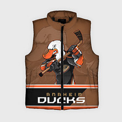 Женский жилет Anaheim Ducks, цвет: 3D-черный