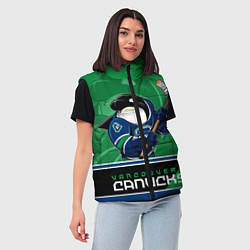 Женский жилет Vancouver Canucks, цвет: 3D-красный — фото 2