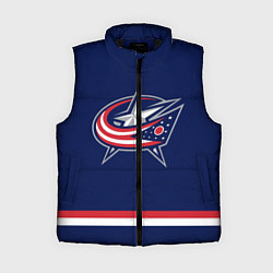 Женский жилет Columbus Blue Jackets, цвет: 3D-черный