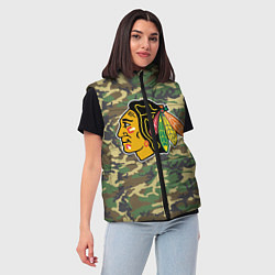 Женский жилет Blackhawks Camouflage, цвет: 3D-светло-серый — фото 2