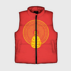Женский жилет Гомер медитирует, цвет: 3D-красный